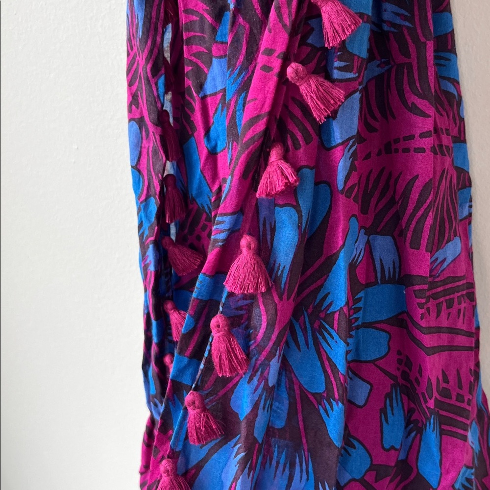 JCREW Infinity Wrap Scarf with Tassels - Picture 4 of 6